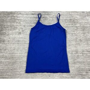 Worthington Top Womens S/M Blue Camisole Sleeveless Nylon Blend